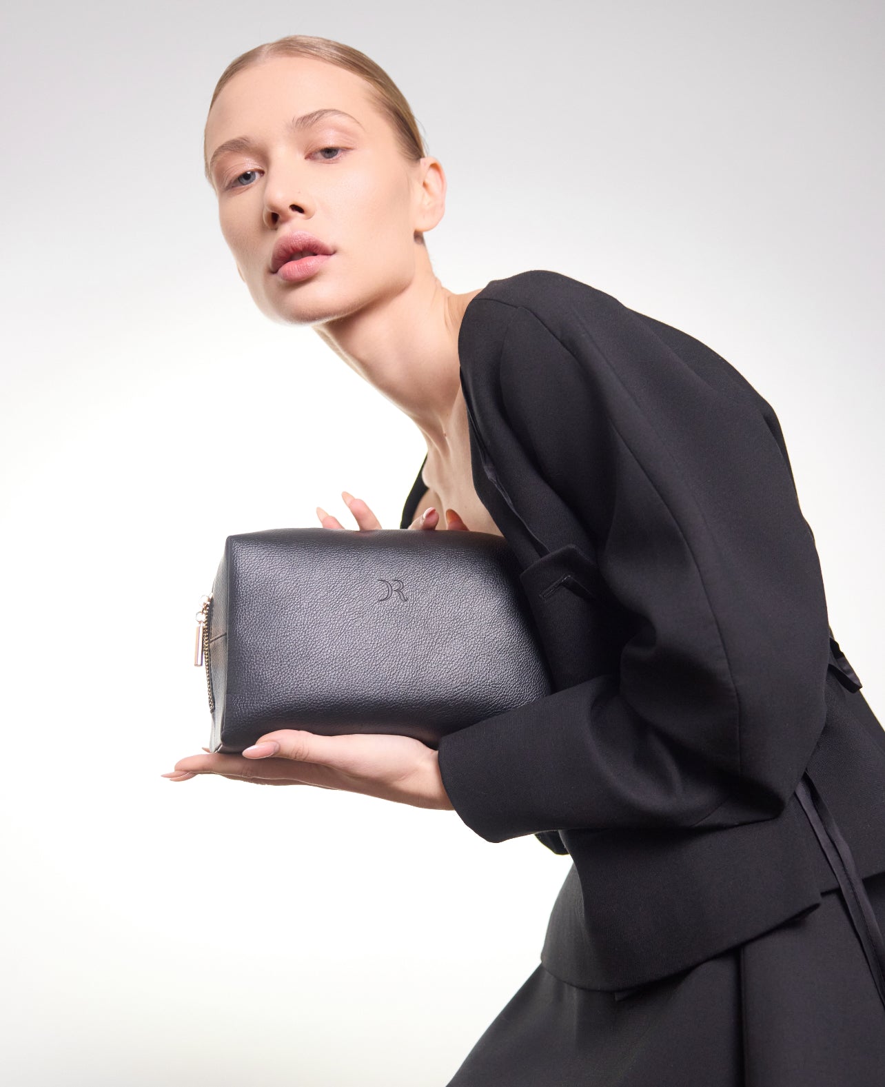 NOIR vegan leather makeup bag