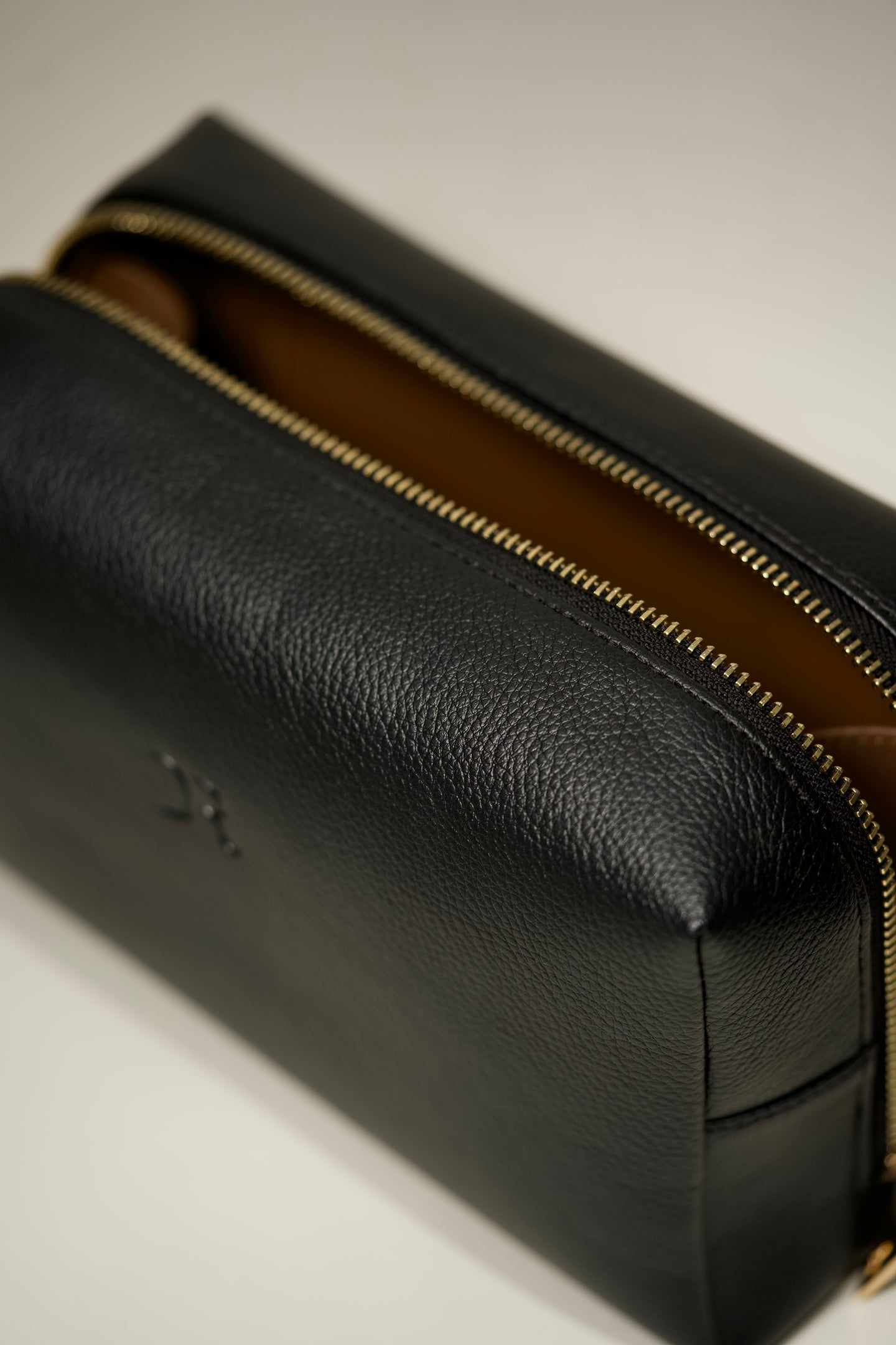 NOIR vegan leather makeup bag